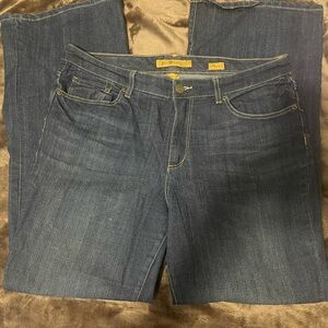 7 For All Mankind Dark Blue Flare Jeans